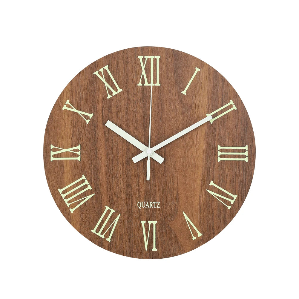 Wood Silent Wall Clock