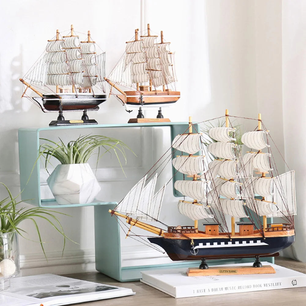 Sailing Boat Table Light String For Home Office