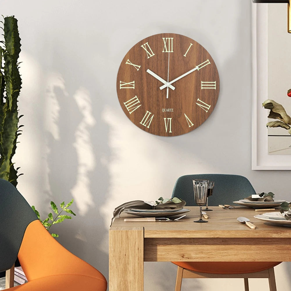 Wood Silent Wall Clock