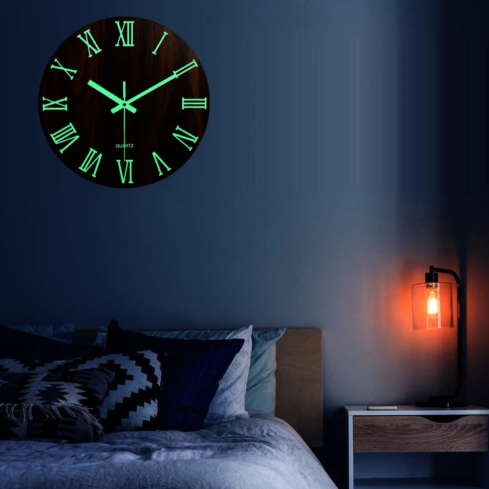 Wood Silent Wall Clock