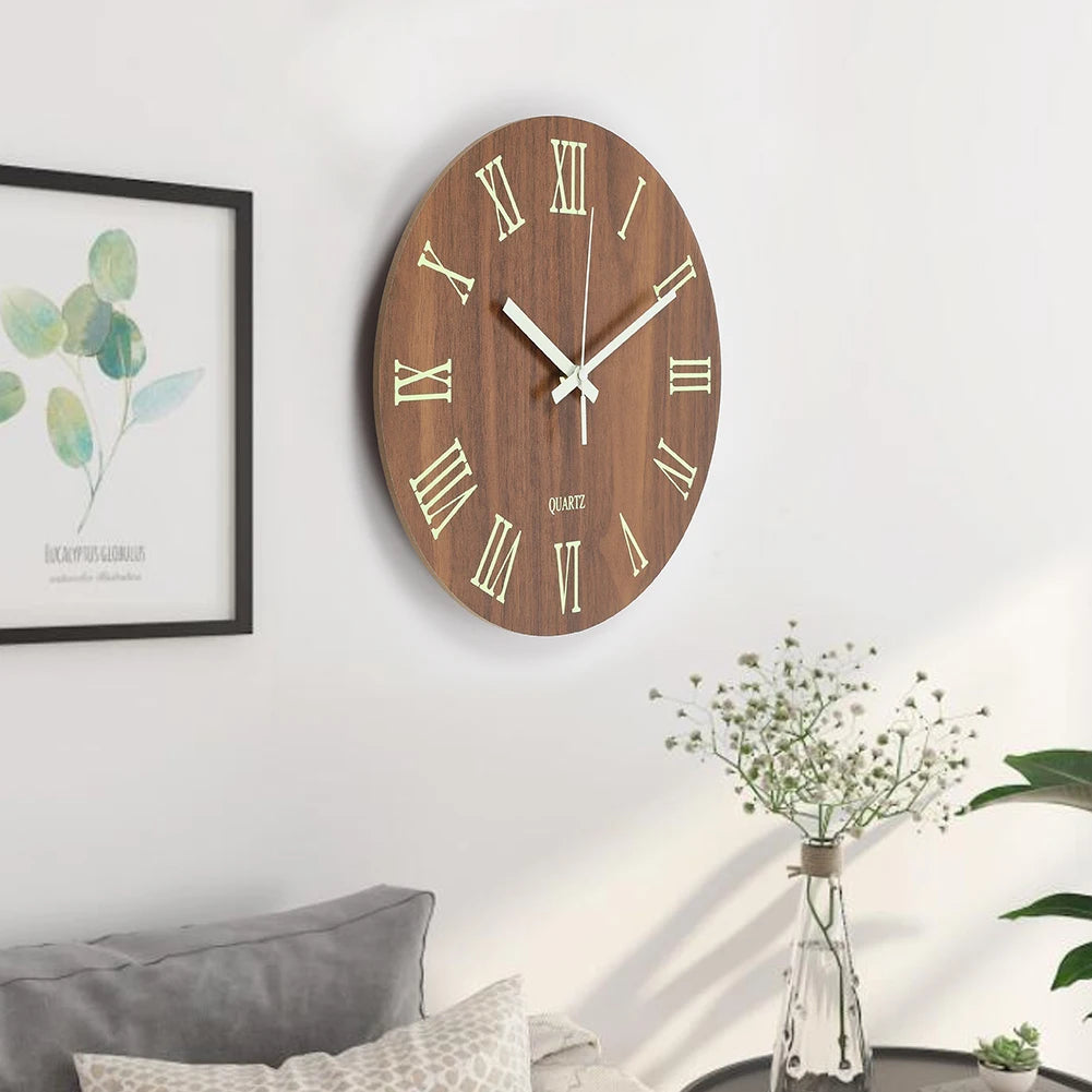 Wood Silent Wall Clock
