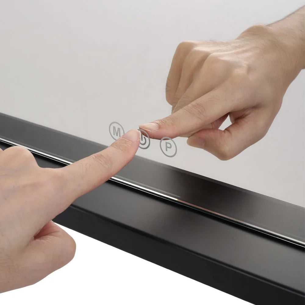 Makeup mirror with three dimming modes