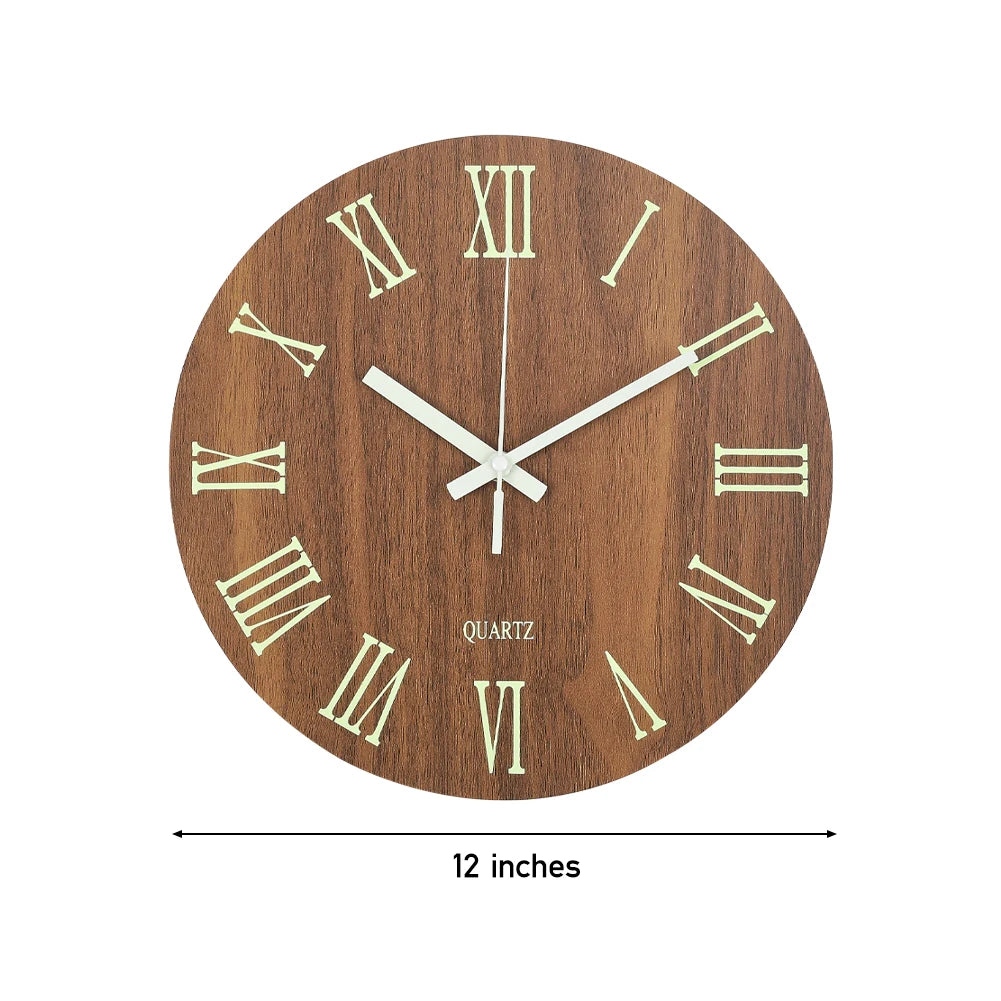 Wood Silent Wall Clock