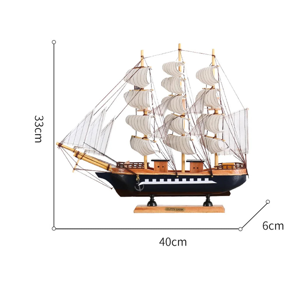 Sailing Boat Table Light String For Home Office